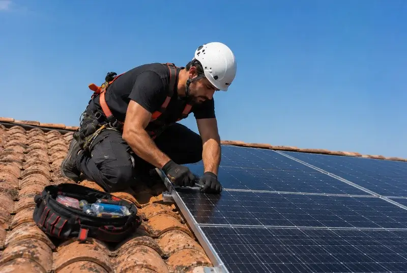 Maintenance et monitoring de panneaux solaires à Bouguenais