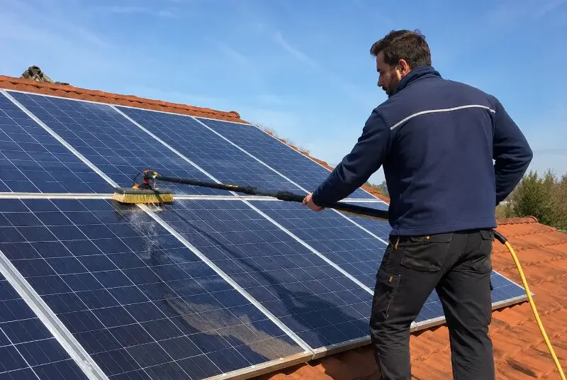 Nettoyage et entretien de panneaux solaires à Bouguenais